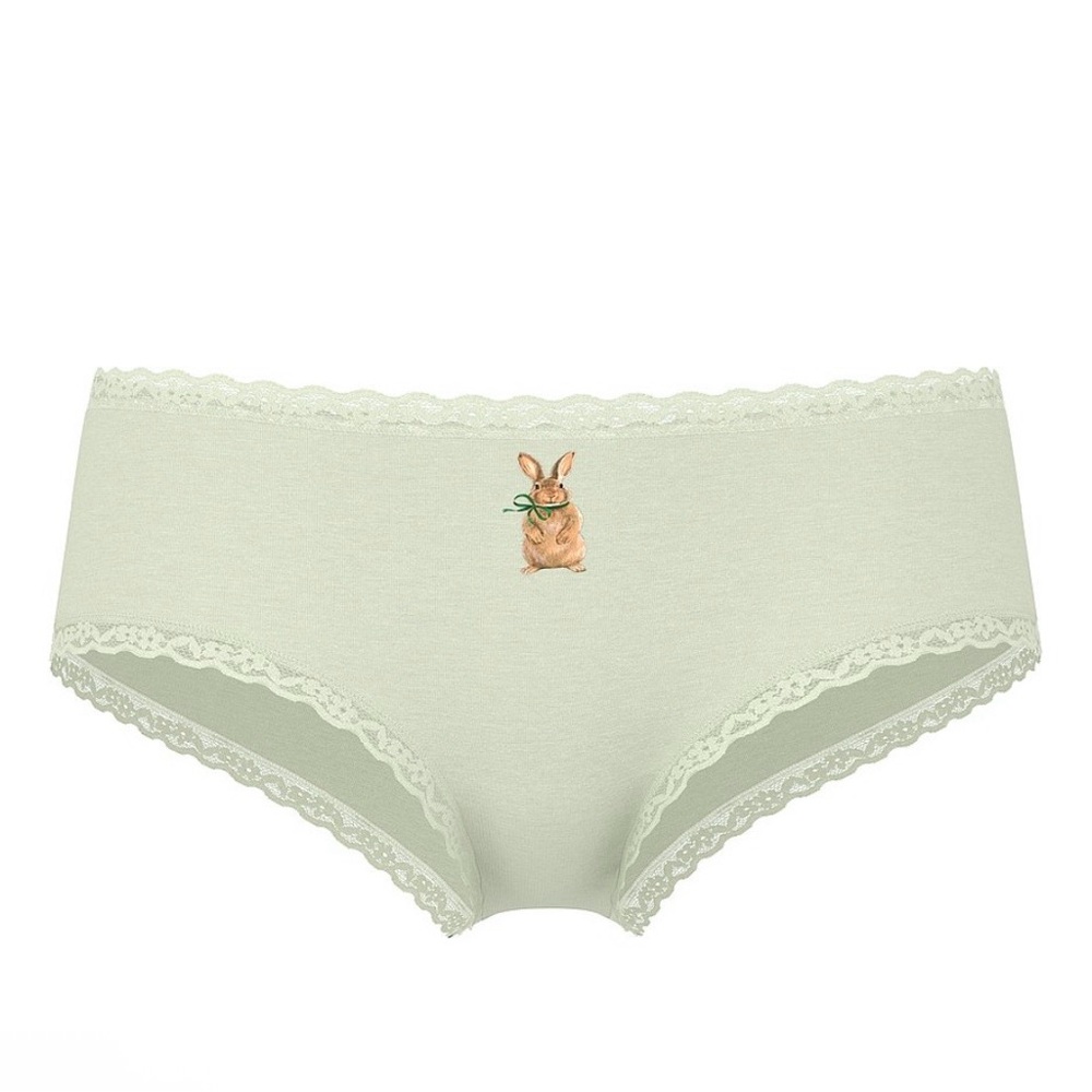 Victoria's Secret Light Green Panties with lace trim